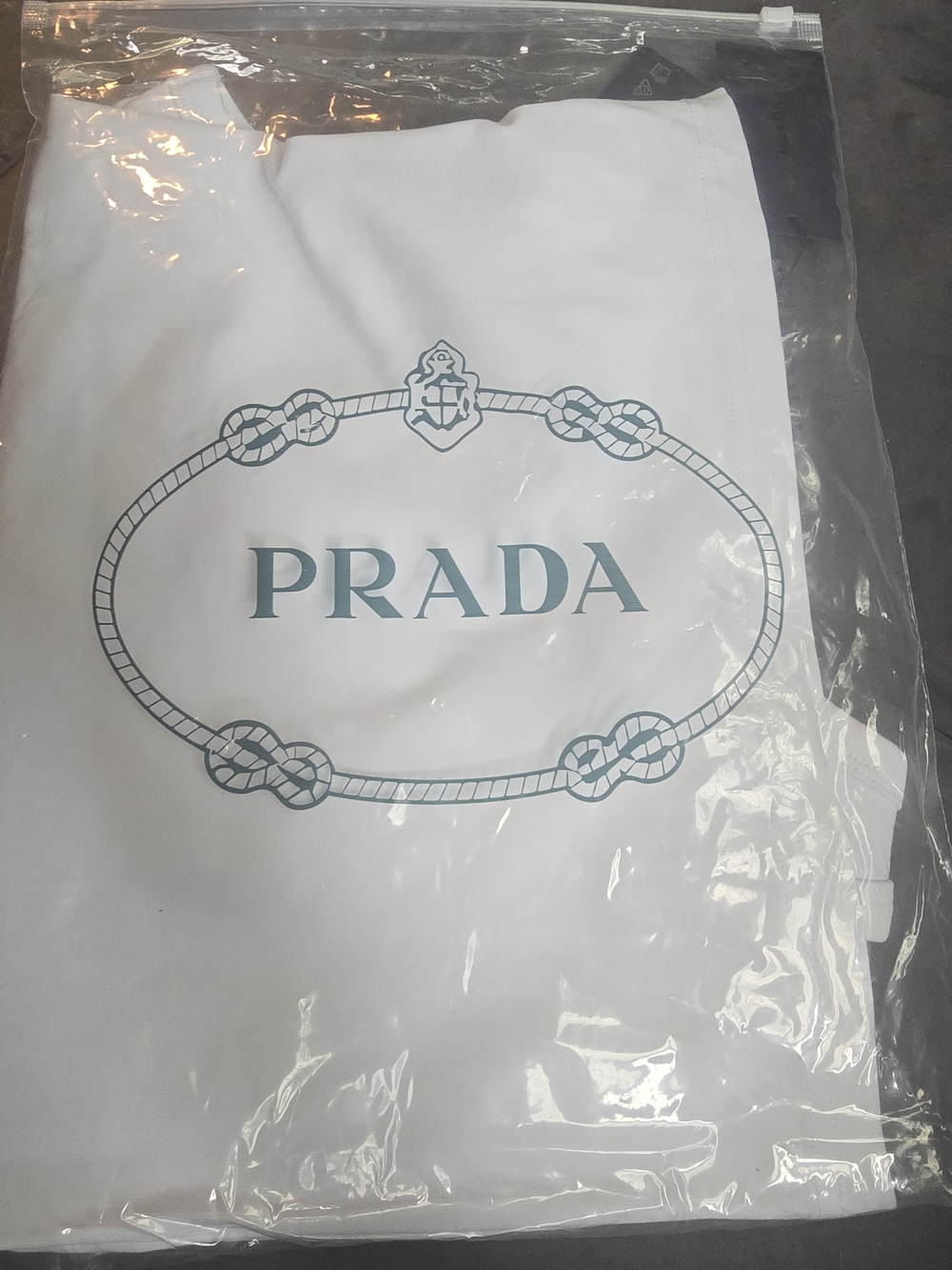 Prada White Rib Tank Top - Picture 11 of 11